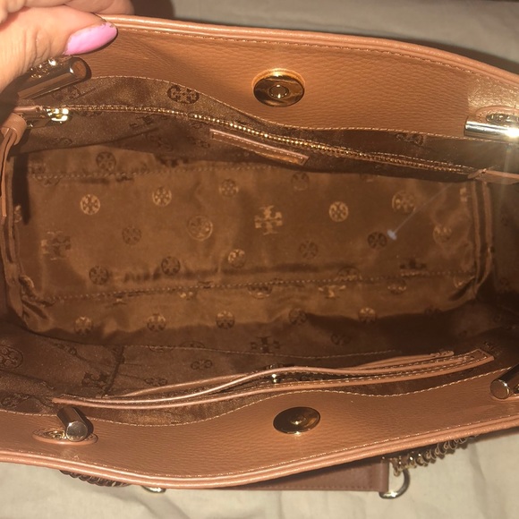Brand new Tory Burch Tote bag in luggage color - Picture 2 of 7
